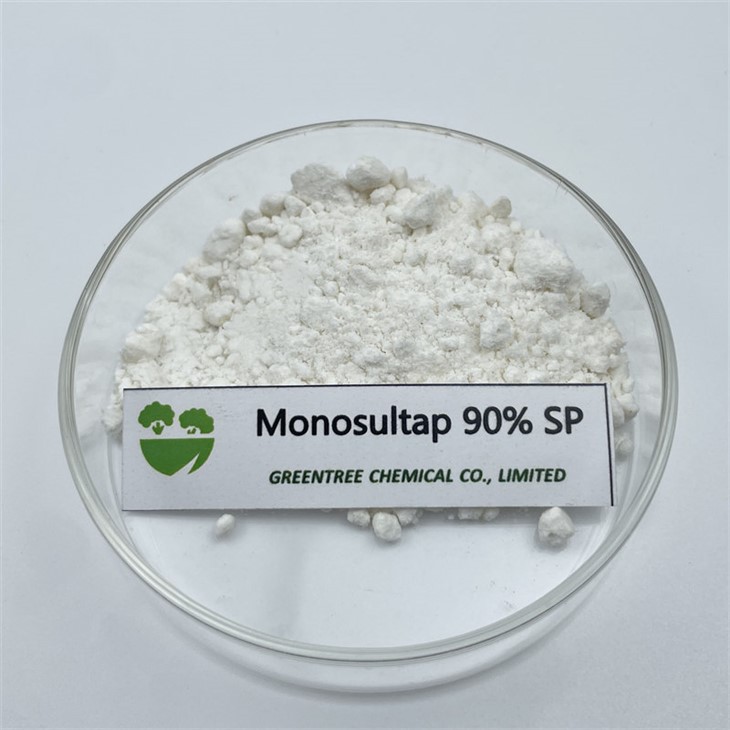 C5H12NNaO6S4 หมายเลข CAS 29547-00-0 ยาฆ่าแมลง ยาฆ่าแมลง โมโนซัลแทป 90 เปอร์เซ็นต์ Sp Products