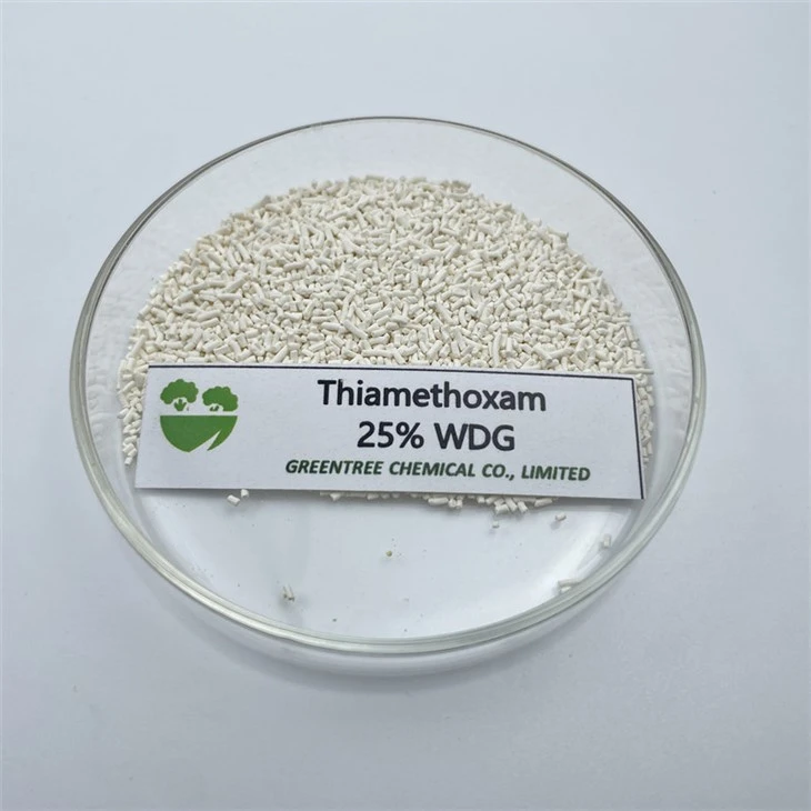 C8H10ClN5O3S เคมีเกษตร ยาฆ่าแมลง ยาฆ่าแมลง ผลิตภัณฑ์ Thiamethoxam 25 เปอร์เซ็นต์ WDG ในประเทศจีน