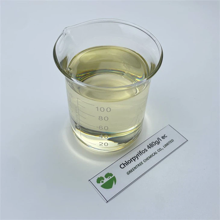 คลอร์ไพริฟอส 48% Ec 480g/L Ec สารเคมีกำจัดศัตรูพืชยาฆ่าแมลง