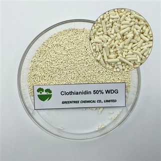 หมายเลข CAS 210880-92-5 สารกำจัดศัตรูพืช สารกำจัดแมลง โคลเทียนิดีน 50 เปอร์เซ็นต์ Wdg 75 เปอร์เซ็นต์ Wdg